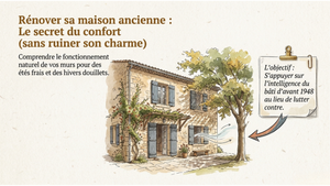 Canicule : Pourquoi les maisons anciennes restent naturellement fraîches sans climatisation