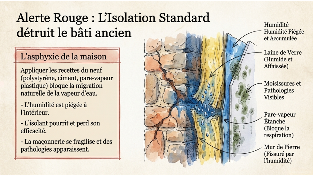 Illustration montrant les choses à éviter
